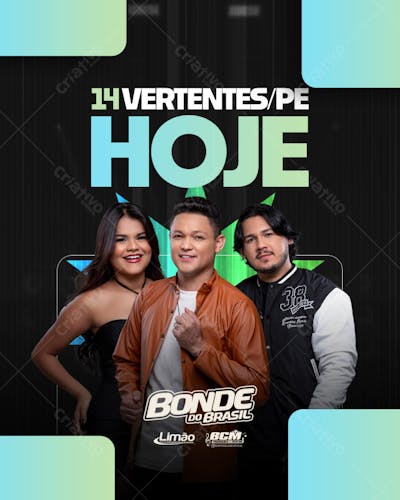 É Hoje 14Mar - Bonde do Brasil