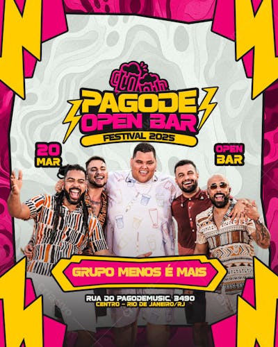 psd pagode open bar festival 2025