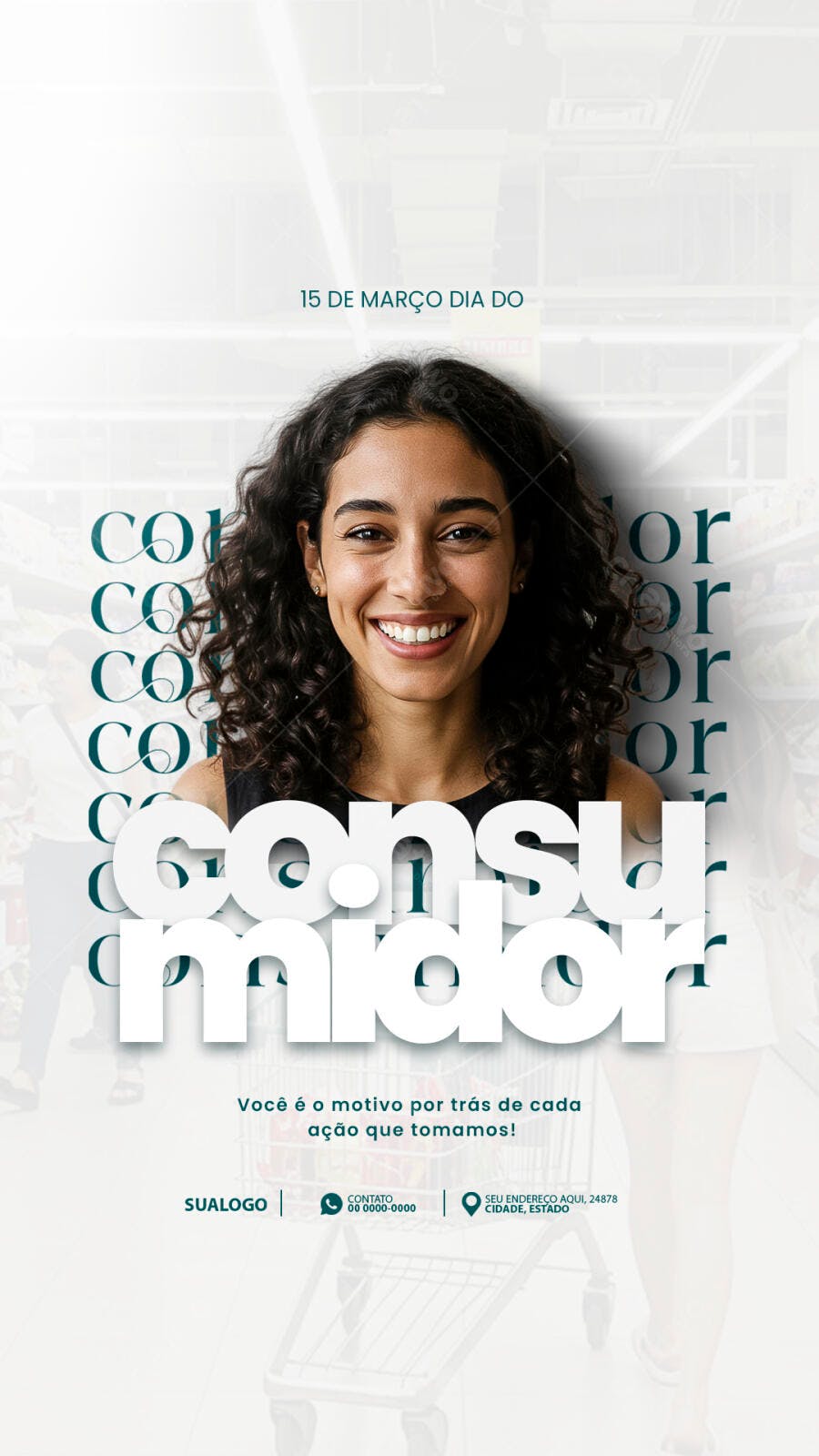 Flyer Dia do Consumidor PSD Editável
