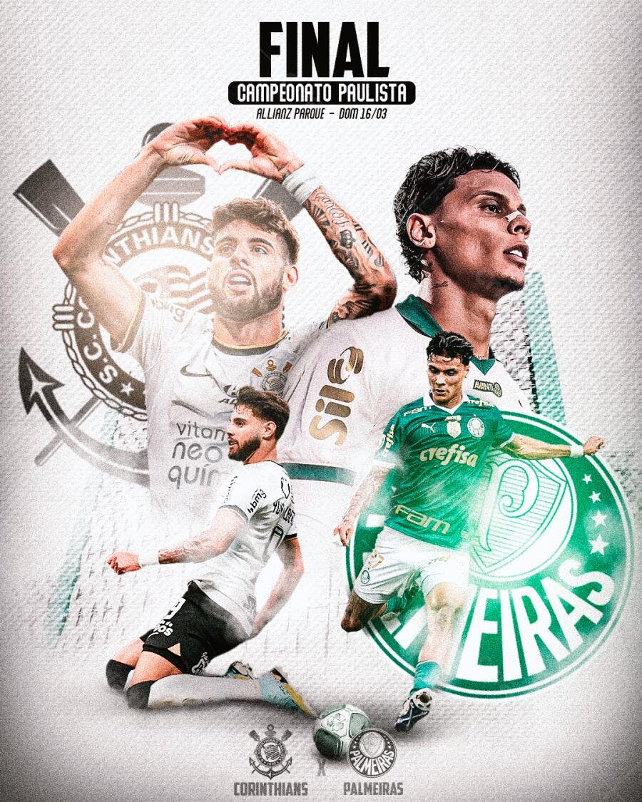 Flyer Final Campeonato Paulista PSD Editável
