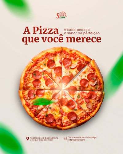 Pizzaria Psd Editável