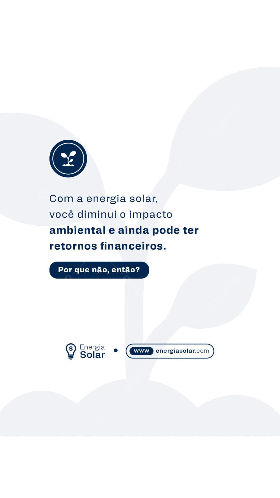 PSD para Campanha de Energia Solar PSD Editável