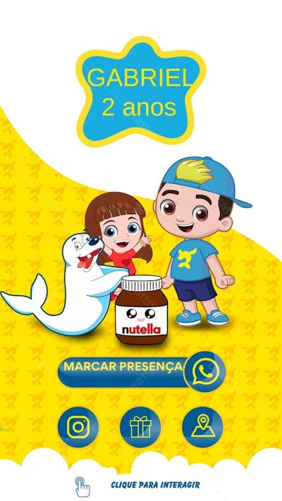 convite infantil Lucas Neto