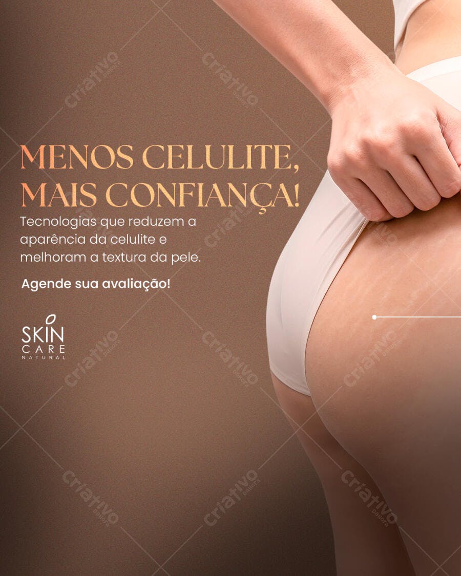 Post para Instagram de Skincare PSD Editável