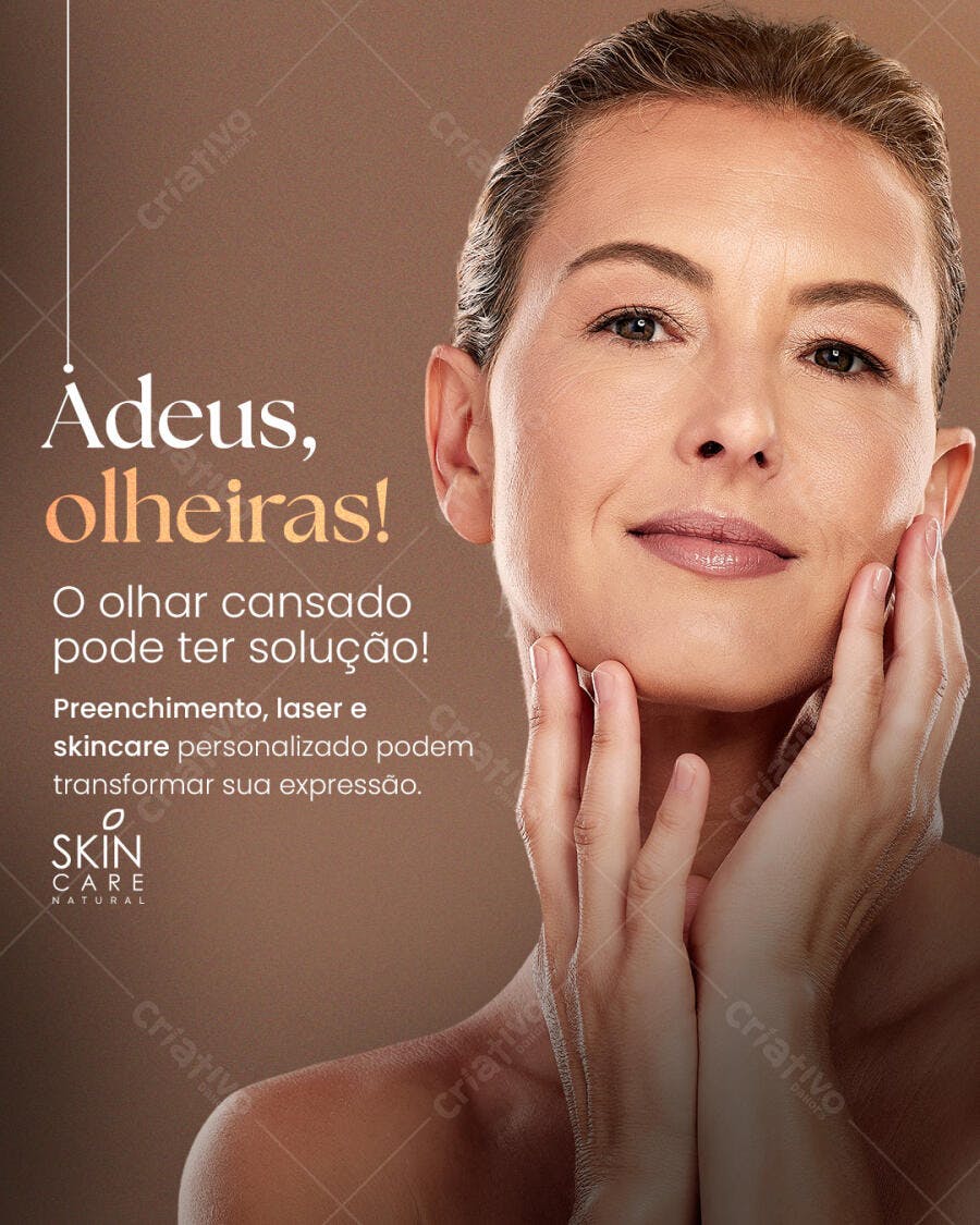 Post para Skincare PSD Editável