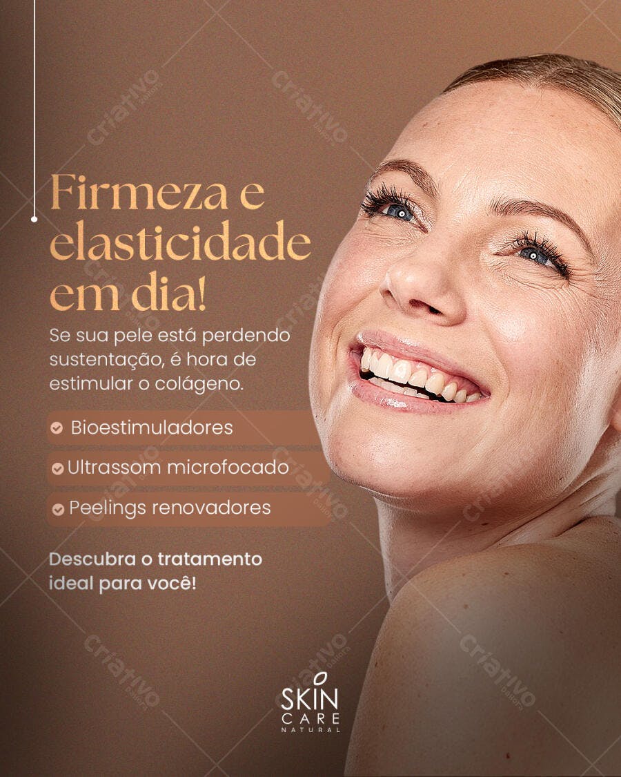 Post para Skincare PSD Editável