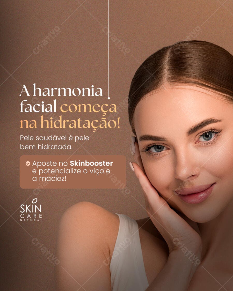 Post para Skincare PSD Editável