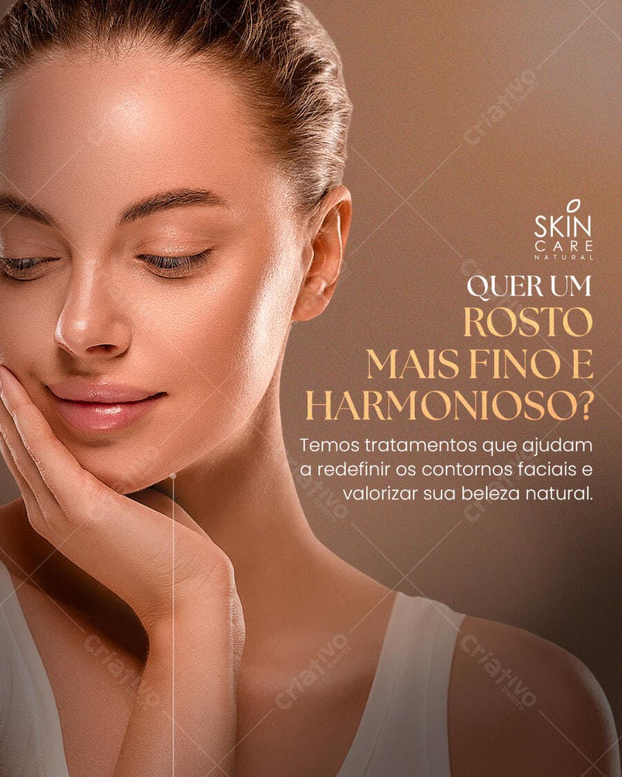 Post para Clínica de Estética PSD Editável