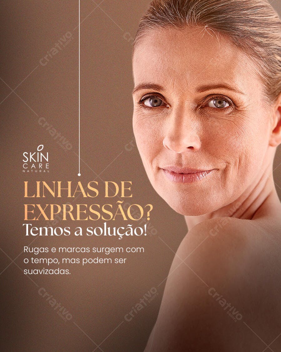 Post para Skincare PSD Editável