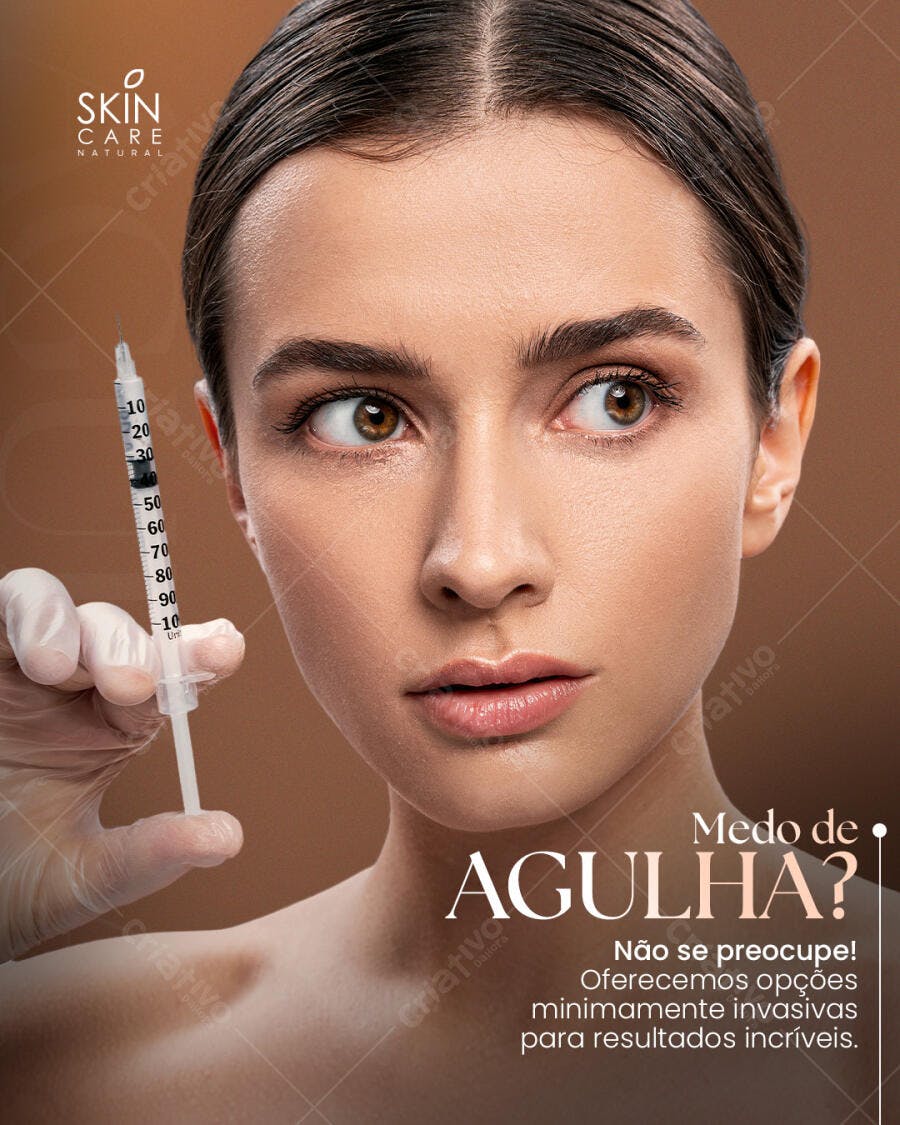 Flyer Clínica de Estética PSD Editável