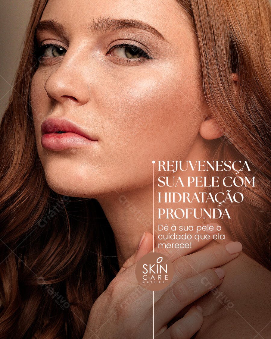 Post para Skincare PSD Editável