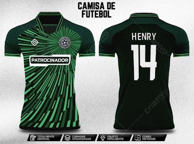 Mockup Camisa de Futebol T-Shirt 2025