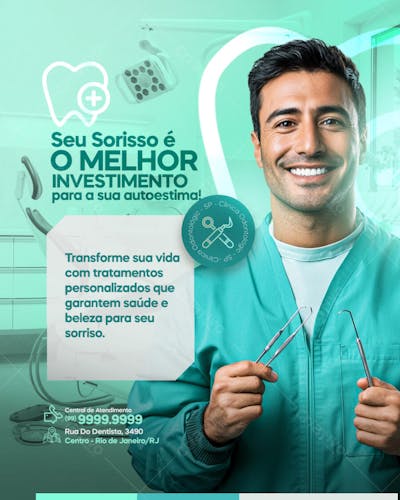 psd de odontologia dentista