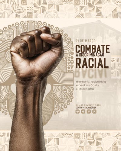 Dia Internacional Contra a Discriminação Racial 21 de março