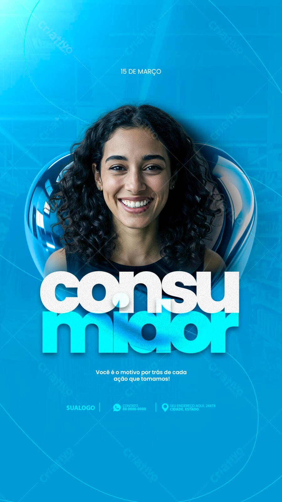 Flyer Dia do Consumidor PSD Editável