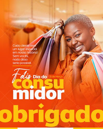 flyer feliz dia do consumidor lindo 2025