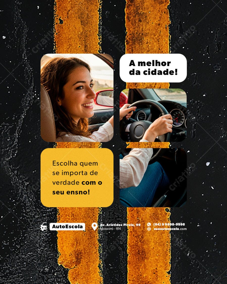 Postagem para Autoescola PSD Editável