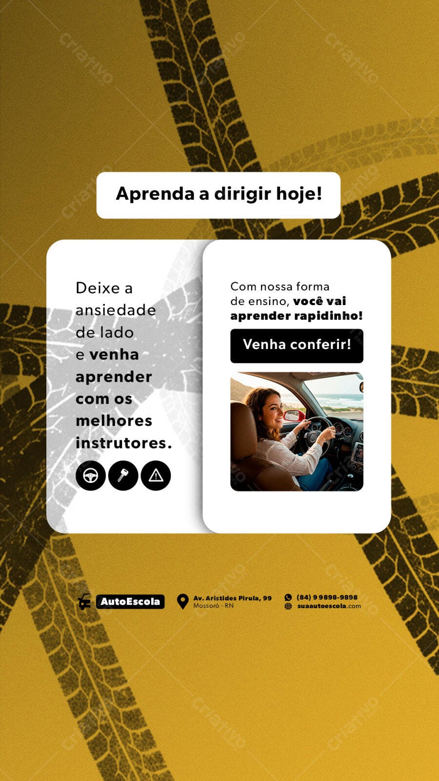 Story para Autoescola PSD Editável