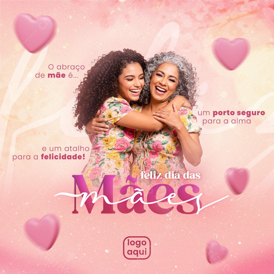 Postagem Dia das Mães PSD Editável