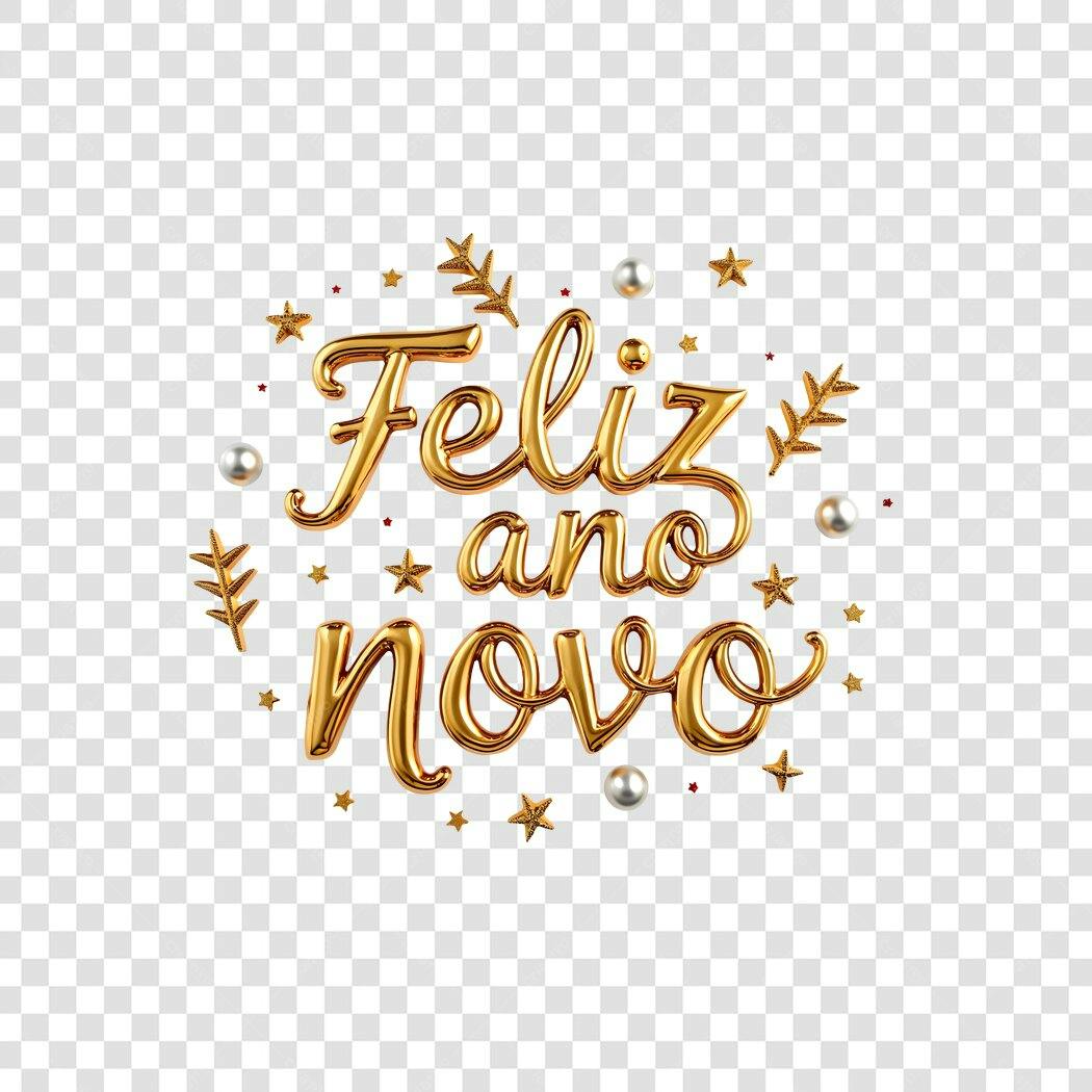 Post Instagram Feliz Ano Novo PNG com fundo transparente