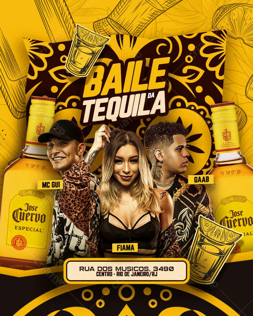 FLYER DE SHOWS E AGENDAS CANTORES E CANTORAS 2025