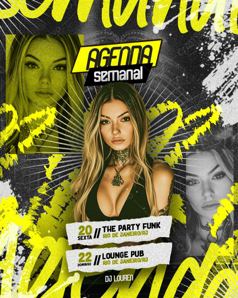 FLYER DE SHOWS E AGENDAS CANTORES E CANTORAS 2025