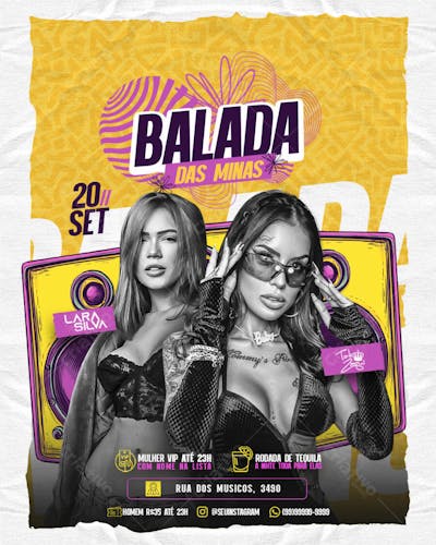 FLYER DE SHOWS E AGENDAS CANTORES E CANTORAS 2025