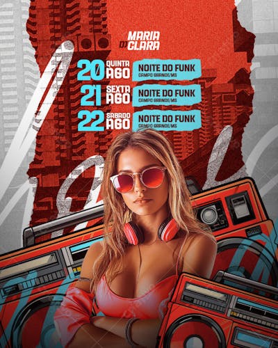 FLYER DE SHOWS E AGENDAS CANTORES E CANTORAS 2025