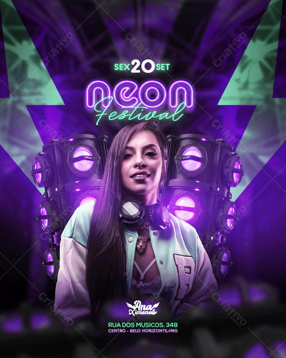FLYER DE SHOWS E AGENDAS CANTORES E CANTORAS 2025