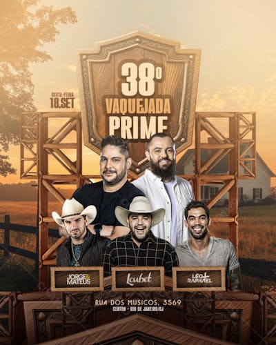 FLYER DE SHOWS E AGENDAS CANTORES E CANTORAS 2025