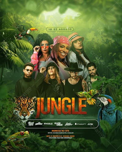 FLYER DE SHOWS E AGENDAS CANTORES E CANTORAS 2025
