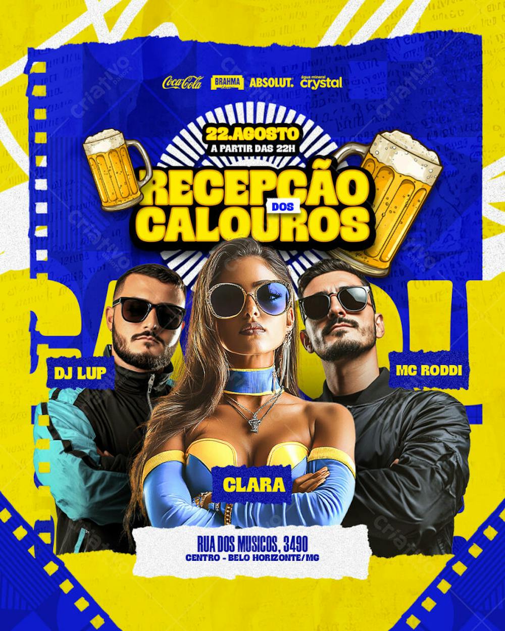 FLYER DE SHOWS E AGENDAS CANTORES E CANTORAS 2025