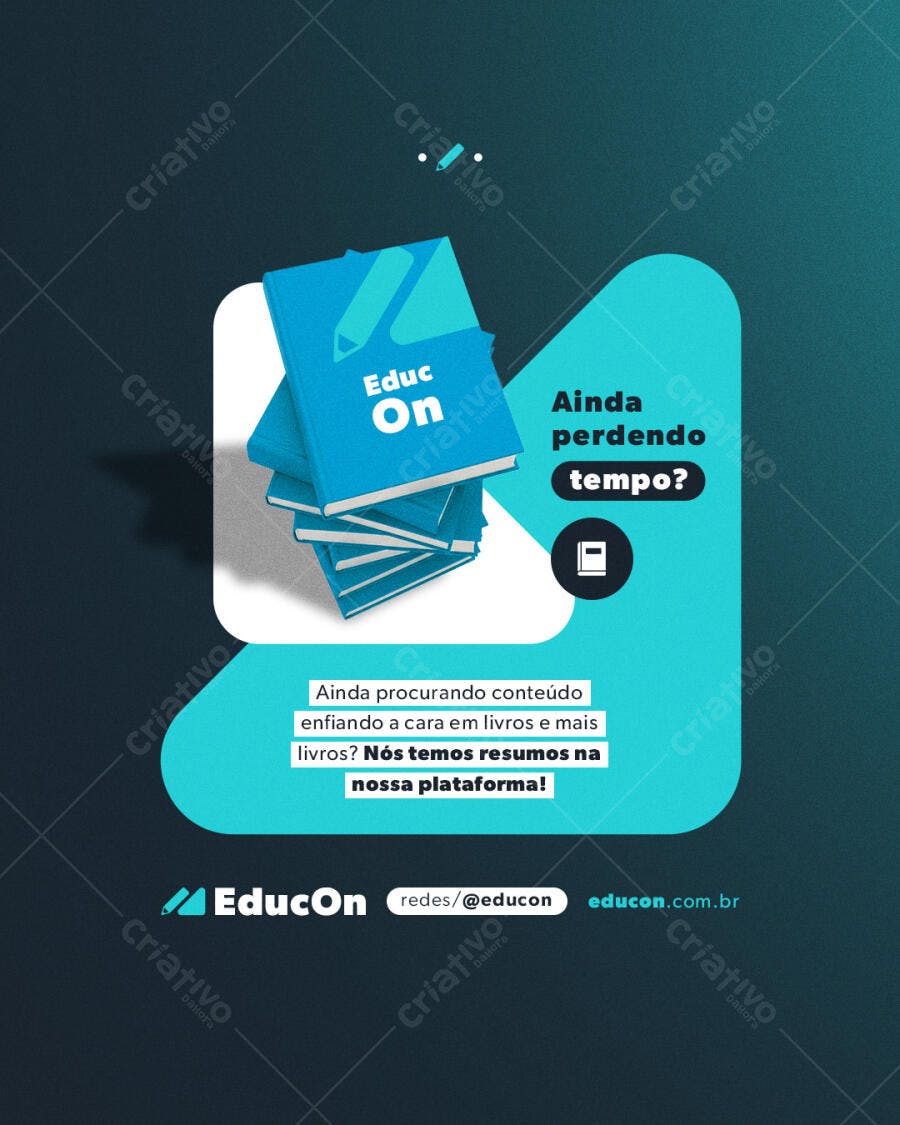 Postagem para Redes Sociais Educacional PSD Editável