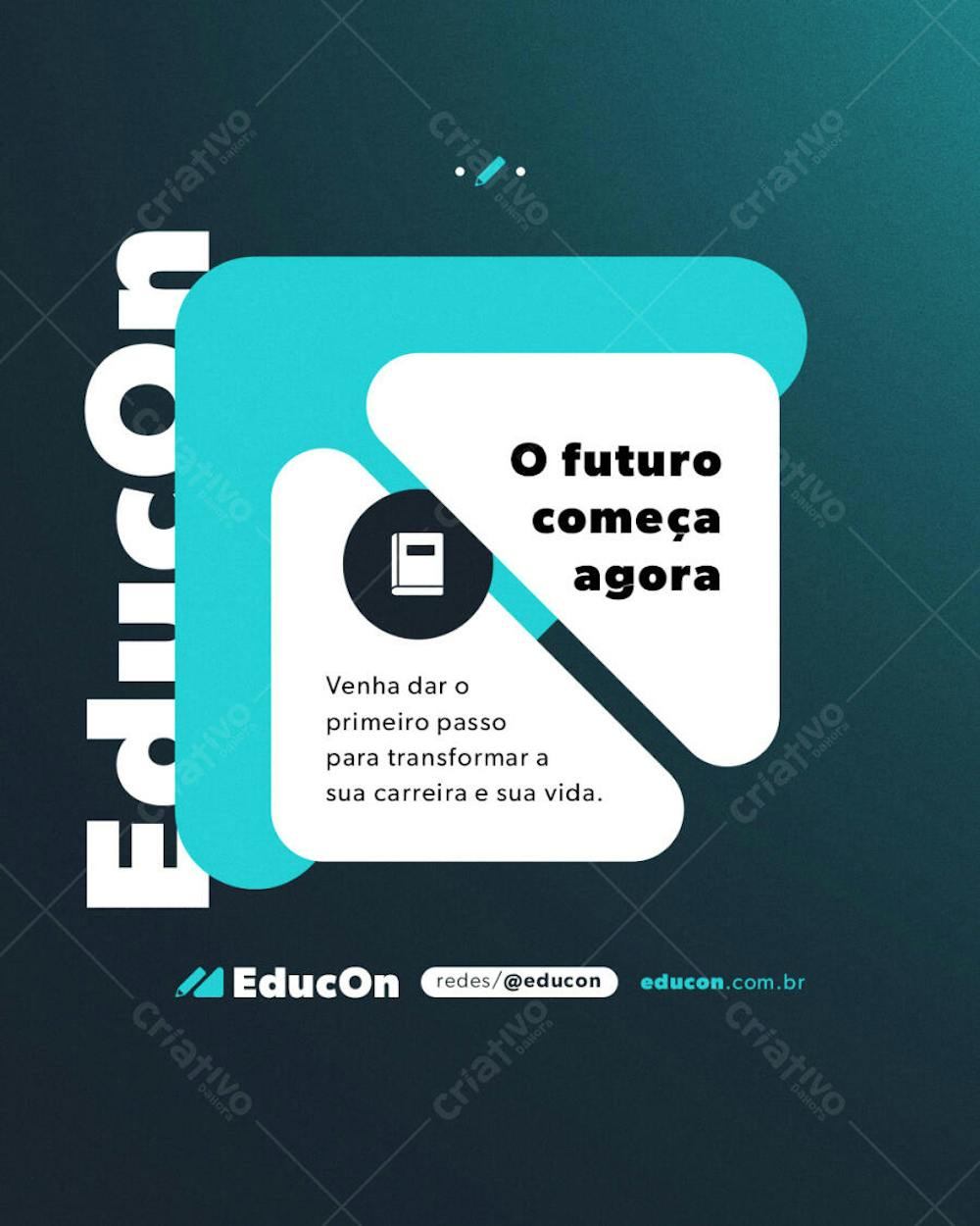 EDUCAÇÃO ONLINE POST FLYER