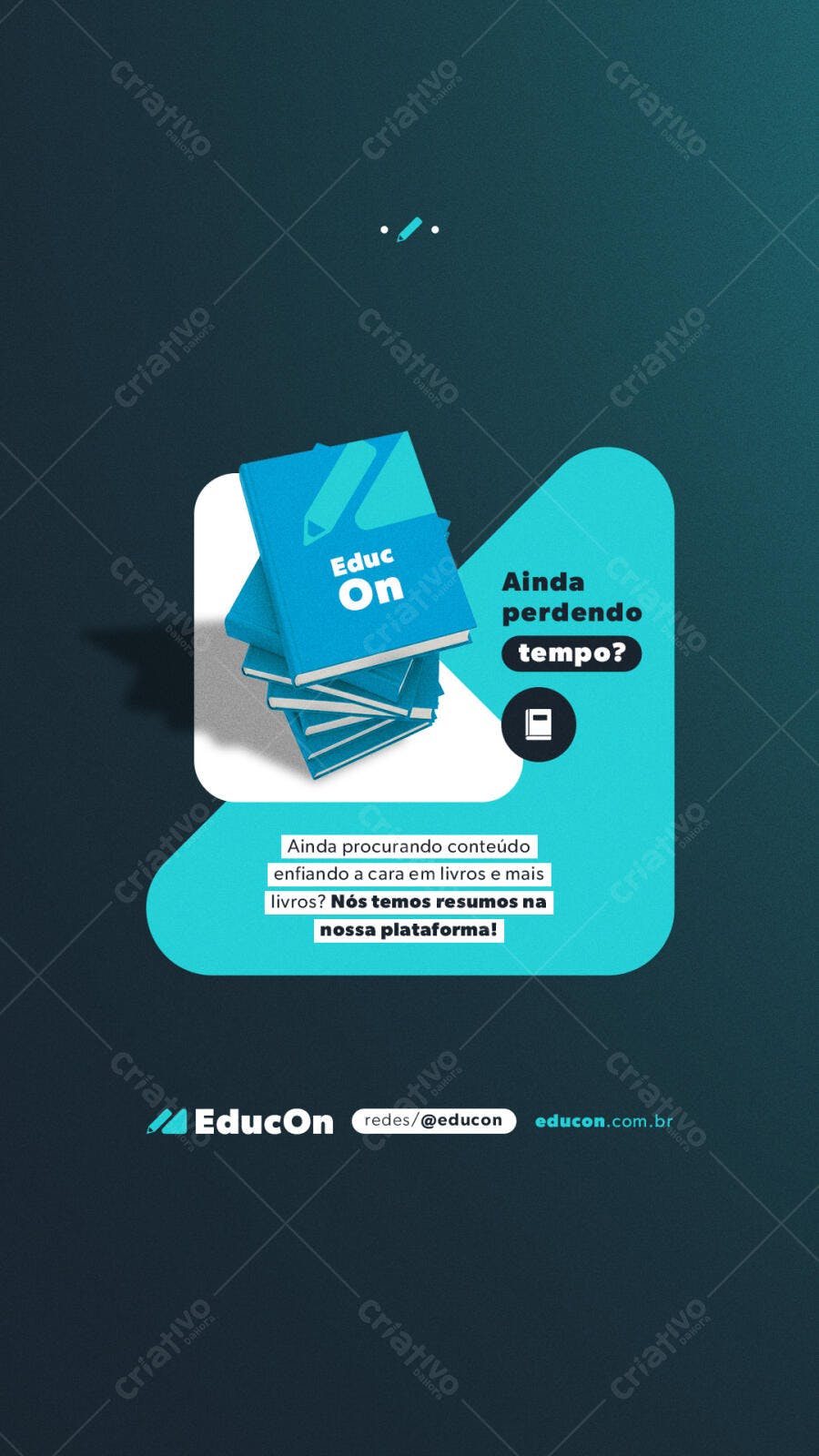 Postagem para Redes Sociais Educacionais PSD Editável