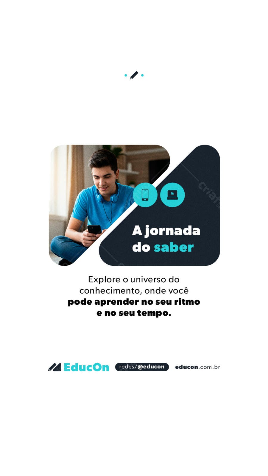 Post para Redes Sociais Educação PSD Editável