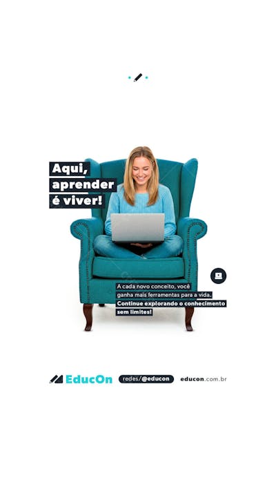EDUCAÇÃO ONLINE STORY FLYER