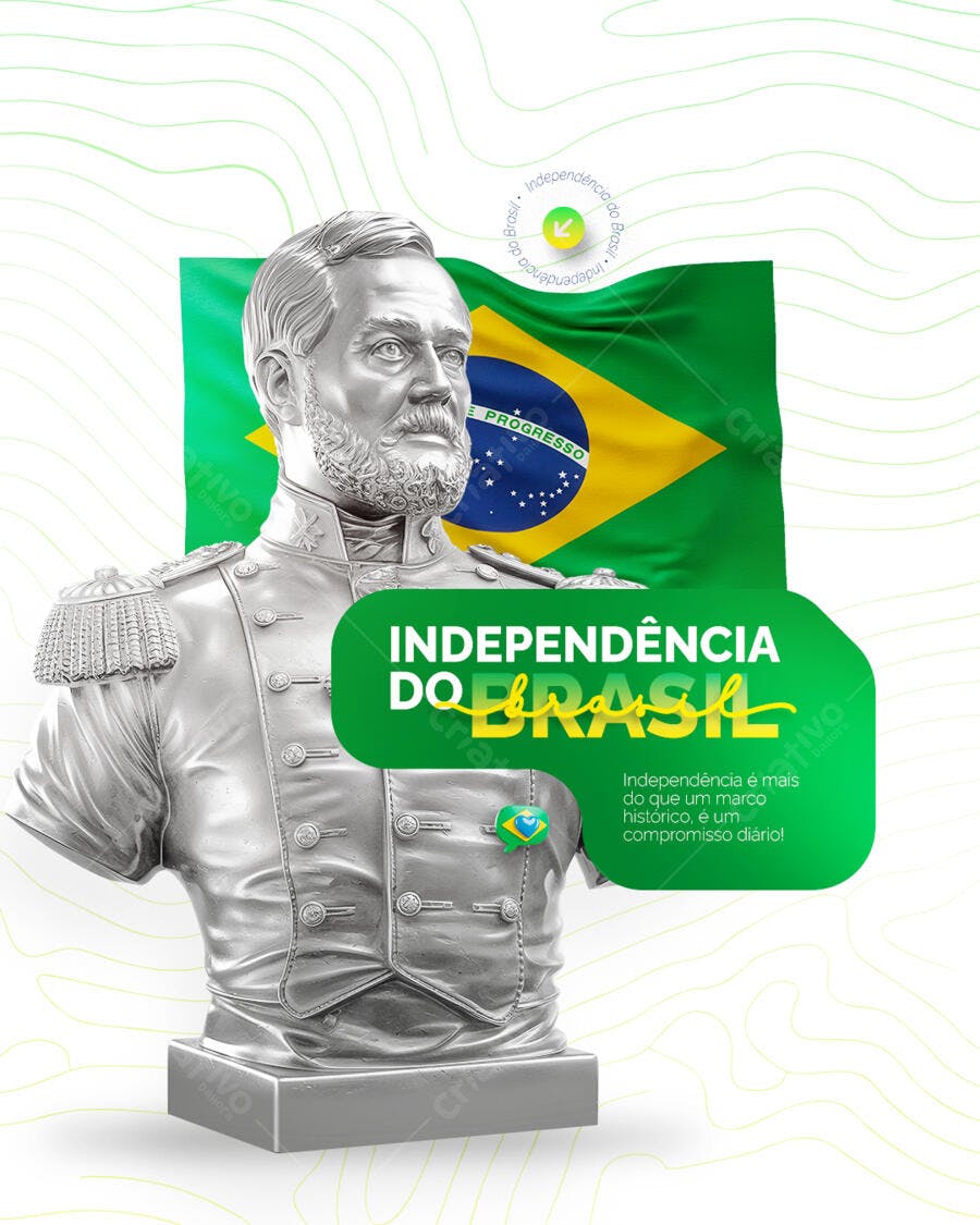 Flyer 7 de Setembro PSD Editável