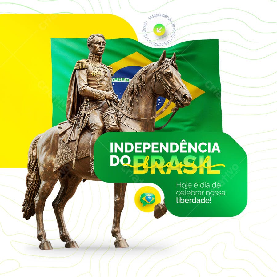Flyer 7 de Setembro PSD Editável
