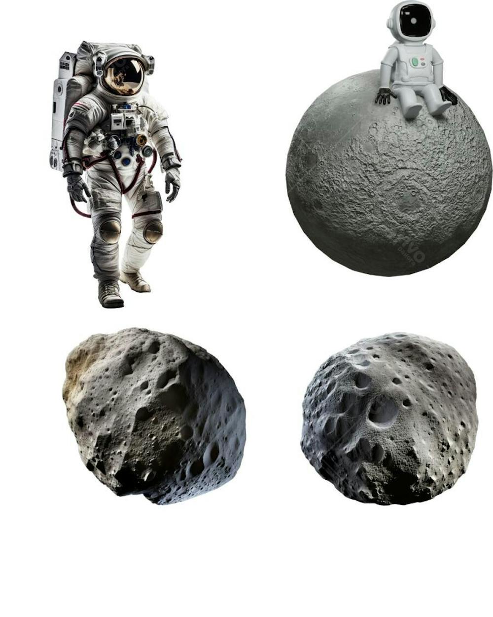 elementos para design astronauta