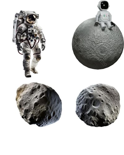 elementos para design astronauta
