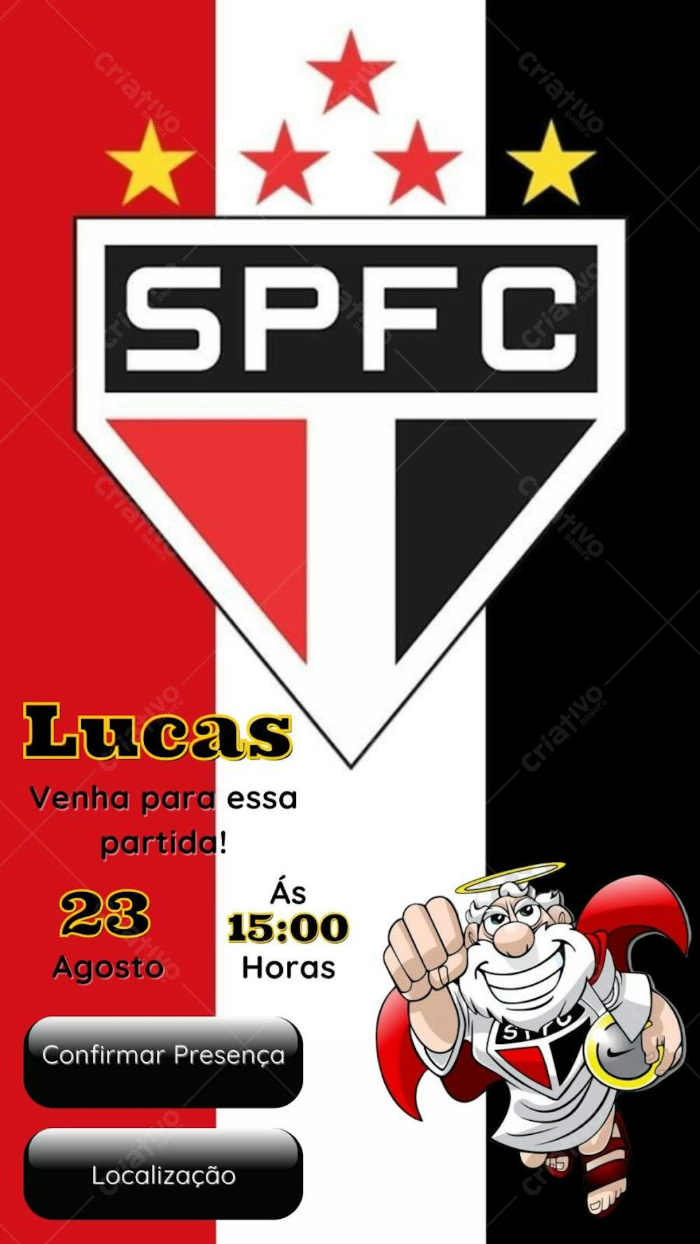 convite infantil São Paulo