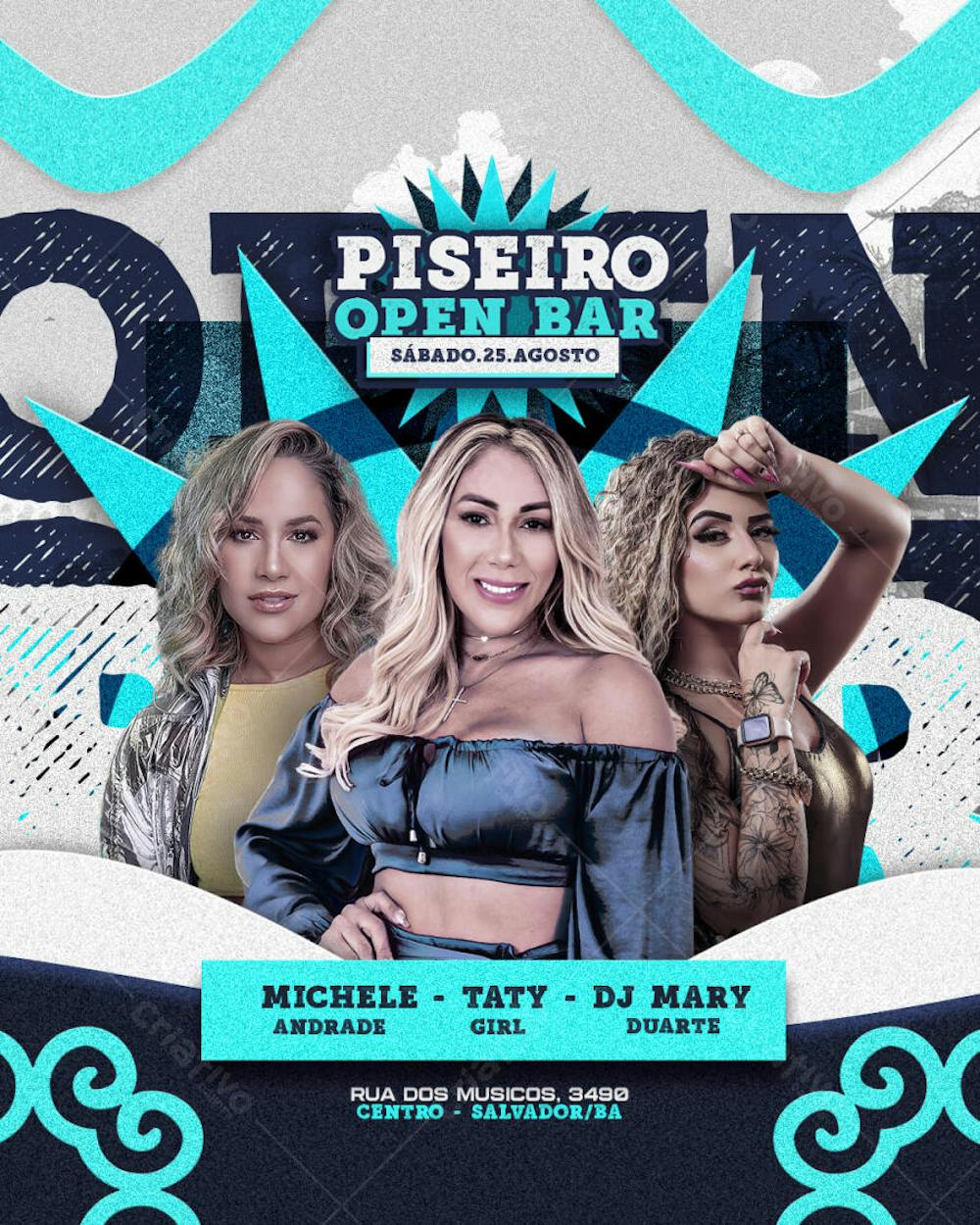 Piseiro Open bar