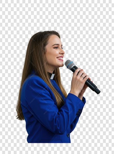 Pastor Gospel Igreja Pastora Culto Mulher Homem Elemento PSD PNG (101)