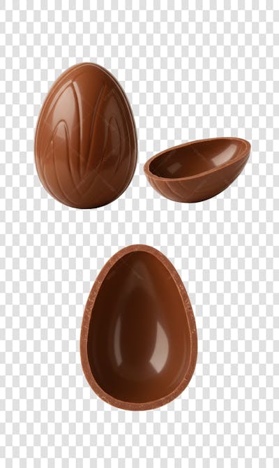 Ovo de Colher Páscoa Chocolate Doce Confeitaria encomenda composição PNG (31)