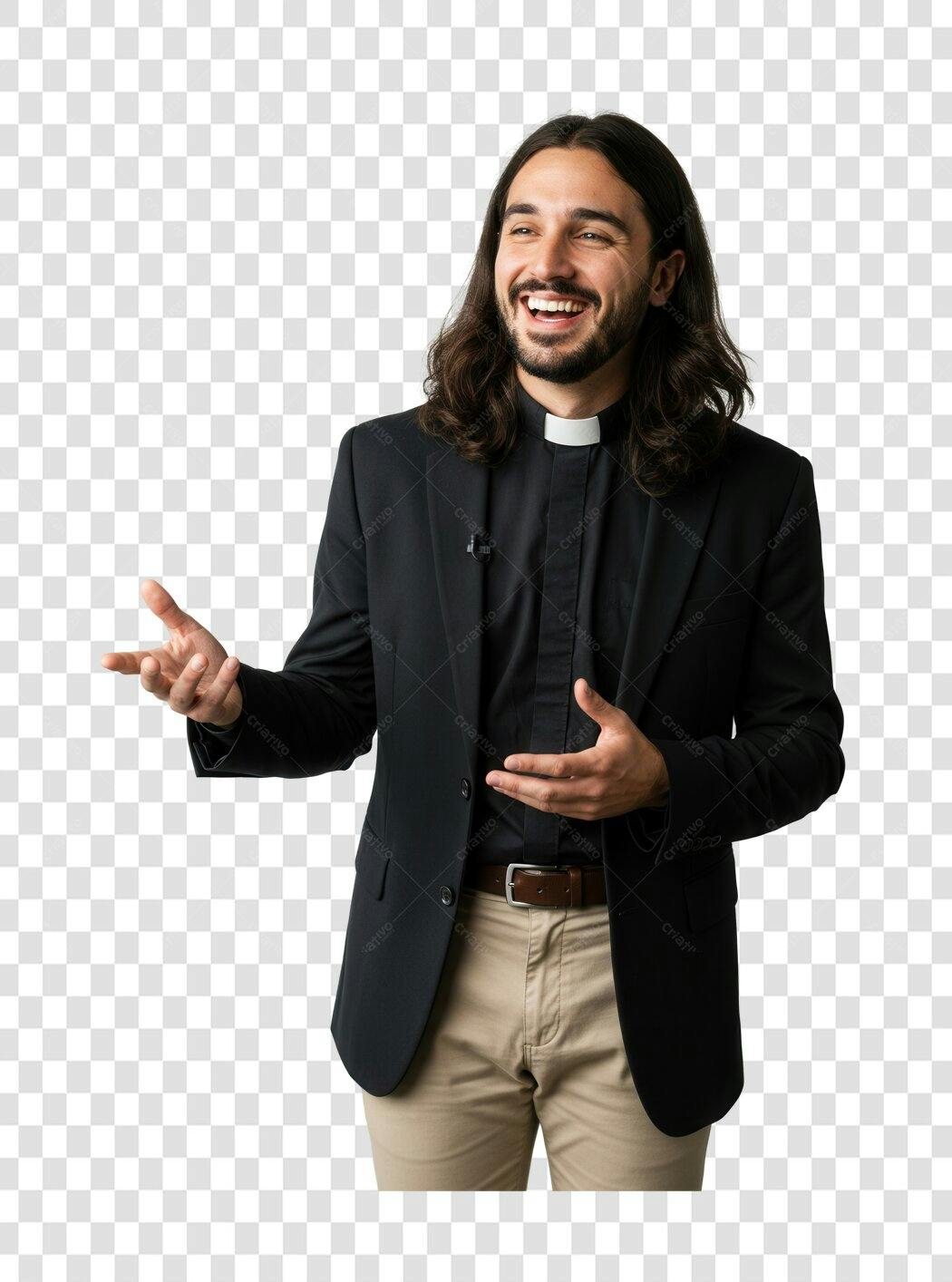 Imagem PNG Padre com fundo transparente
