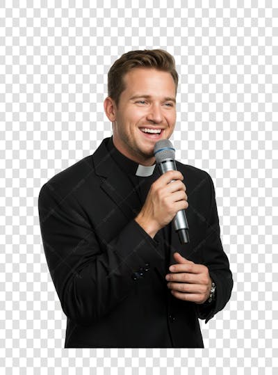 Pastor Gospel Igreja Pastora Culto Mulher Homem Elemento PSD PNG (232)