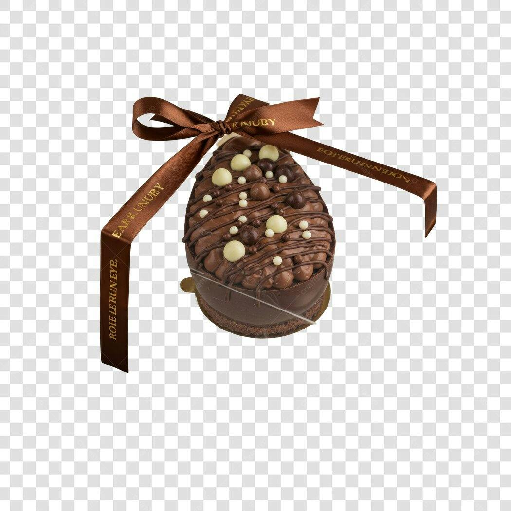Imagem Ovo de Páscoa Chocolate PNG com fundo transparente