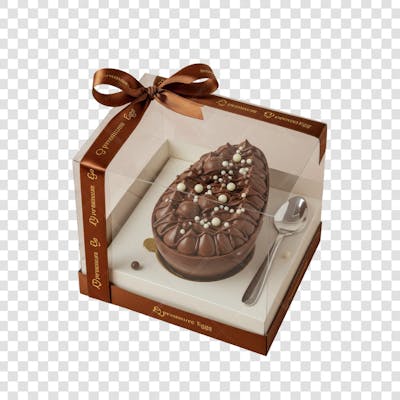 Ovo de Colher Páscoa Chocolate Doce Confeitaria encomenda composição PNG (55)