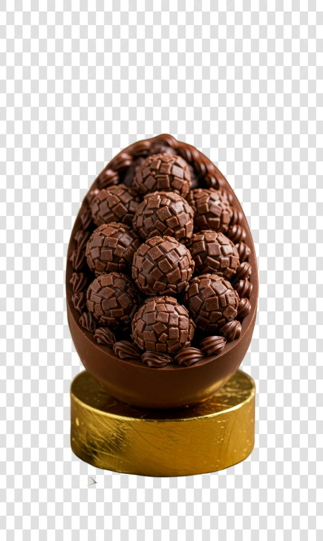 Imagem Ovo de Páscoa Brigadeiros PNG com fundo transparente